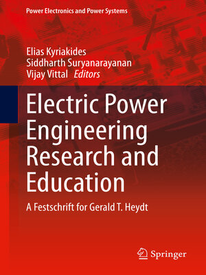 cover image of Electric Power Engineering Research and Education